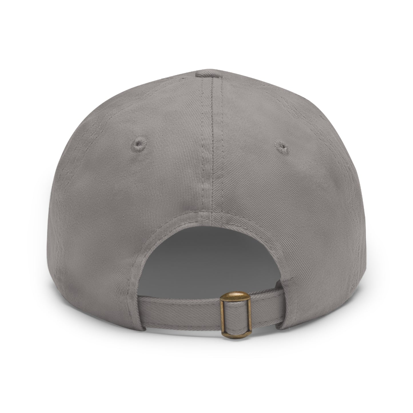 Hat with Leather Patch (Round)- Boricua aunque naciera en la luna