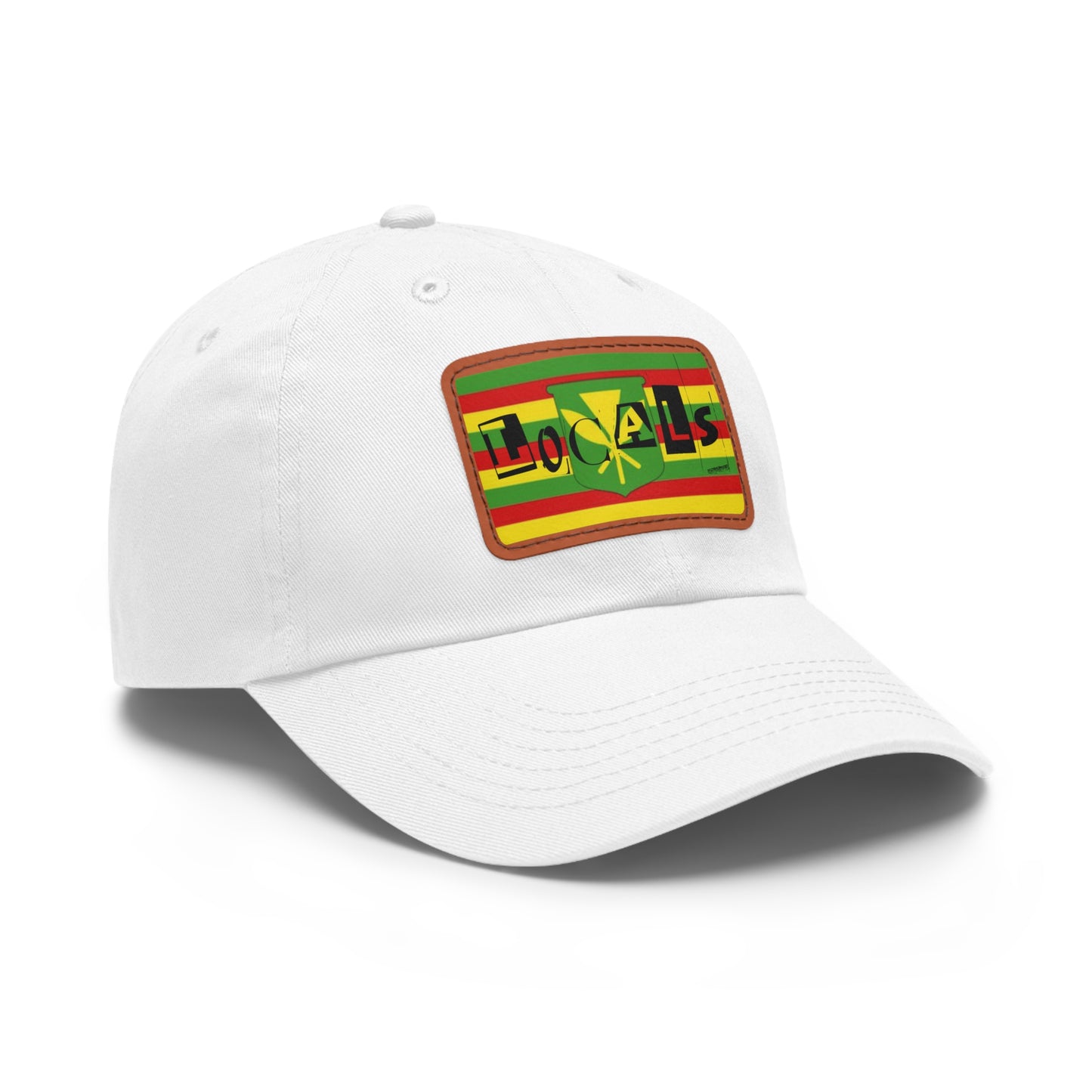 Hat with Leather Patch (Rectangle)