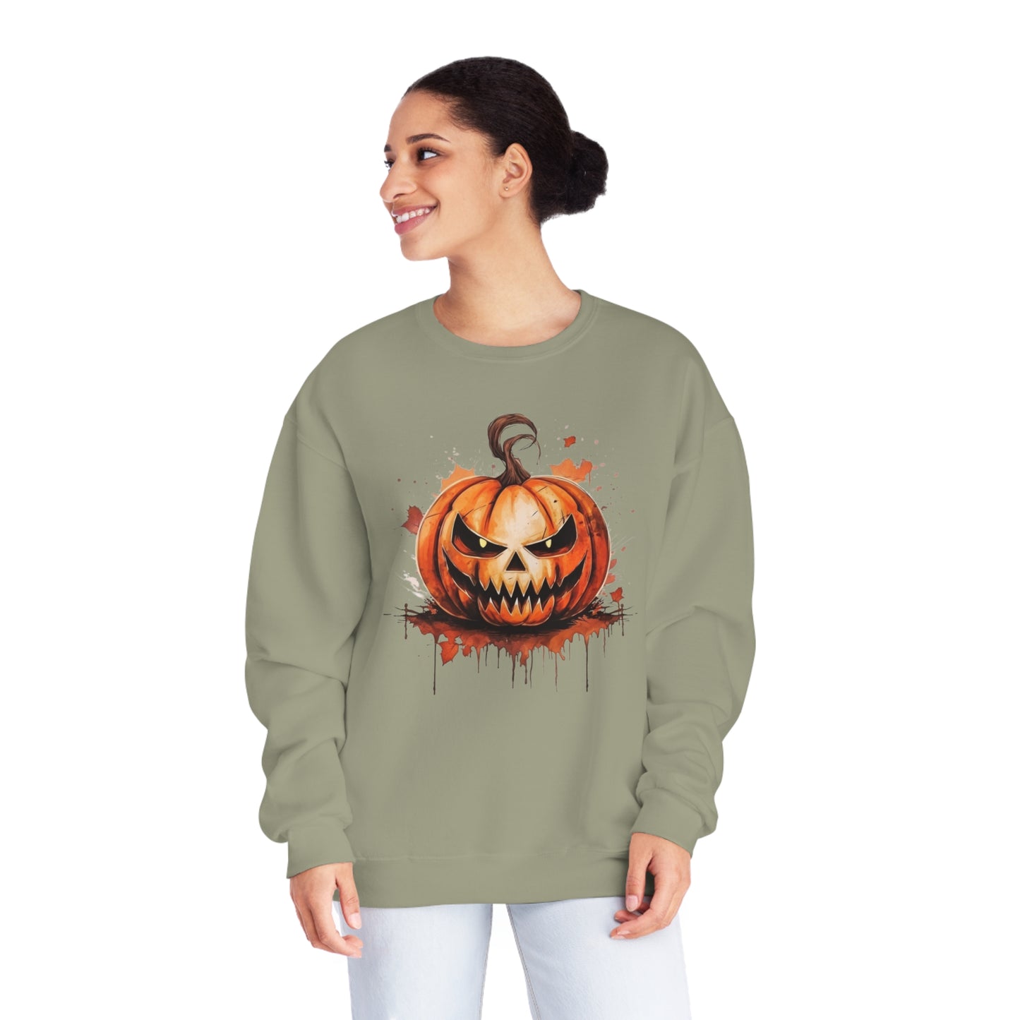 Jack-o-lantern NuBlend® Crewneck Sweatshirt