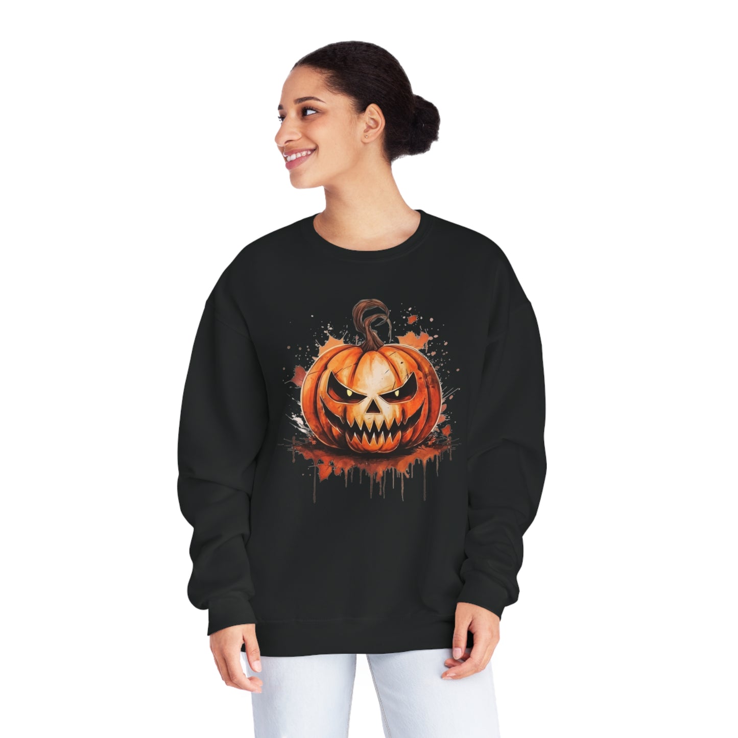 Jack-o-lantern NuBlend® Crewneck Sweatshirt