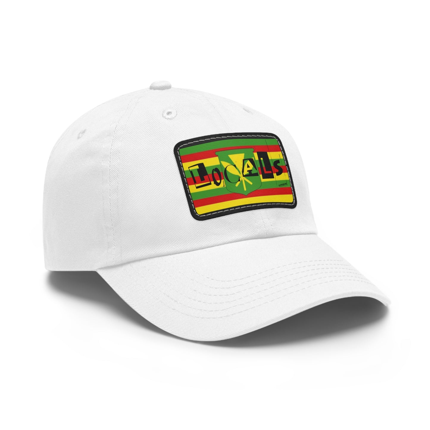 Hat with Leather Patch (Rectangle)