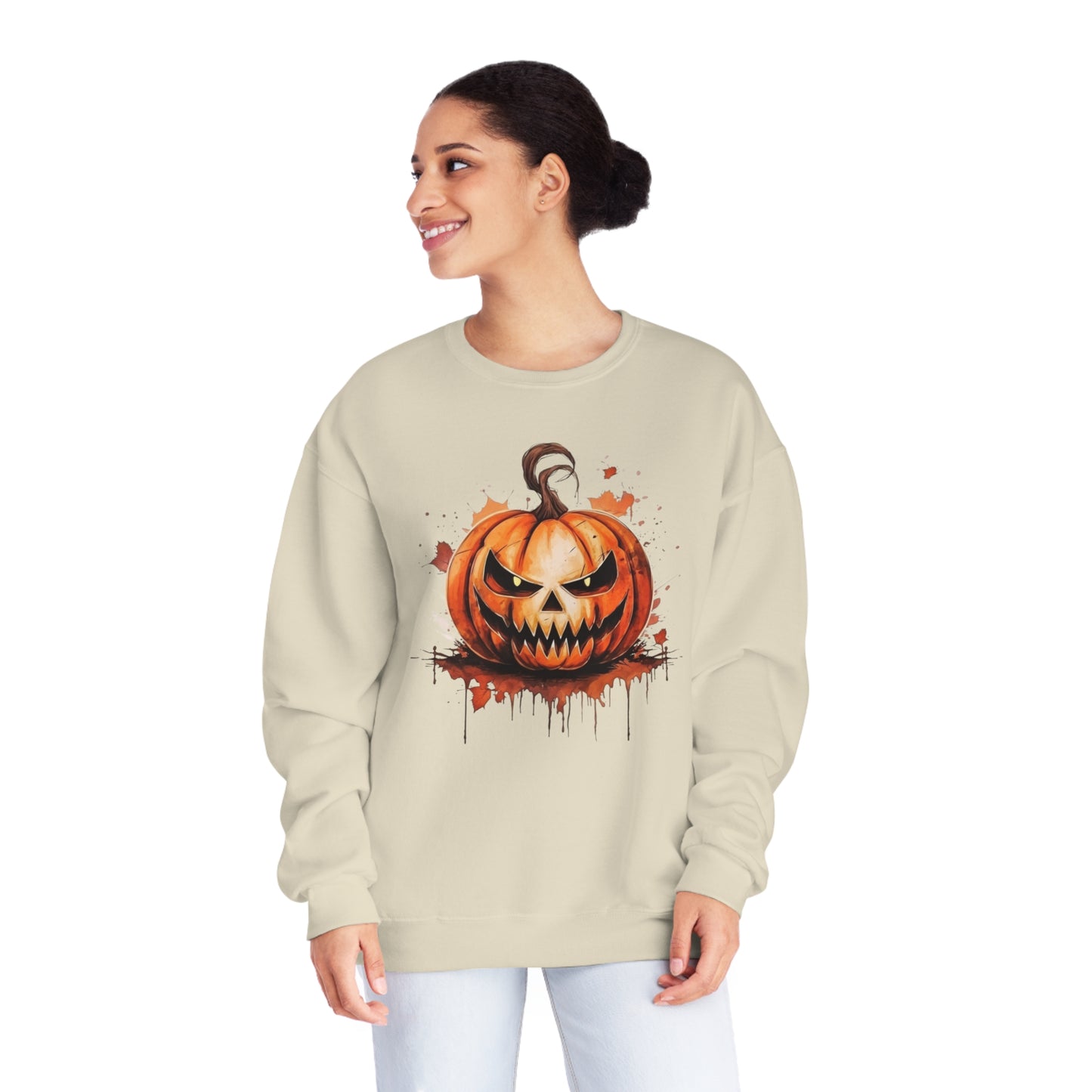Jack-o-lantern NuBlend® Crewneck Sweatshirt