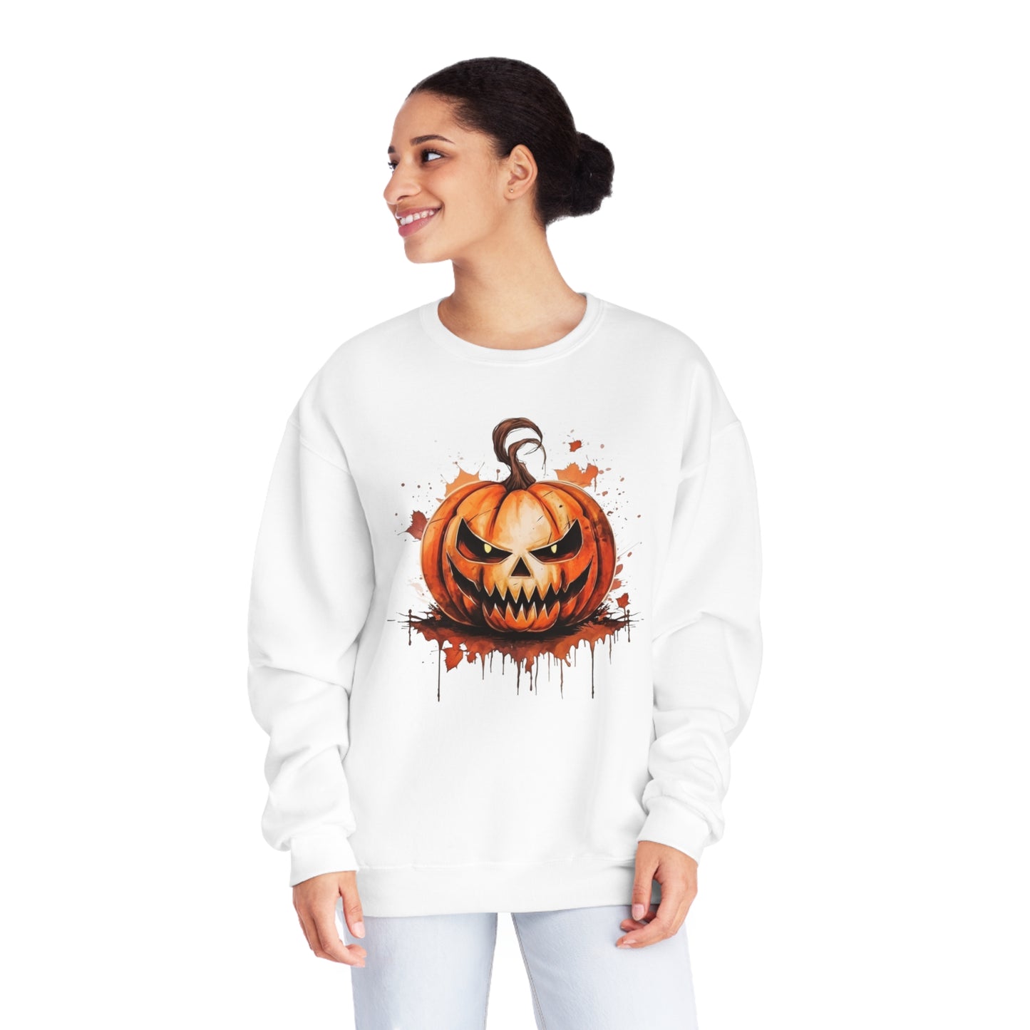 Jack-o-lantern NuBlend® Crewneck Sweatshirt