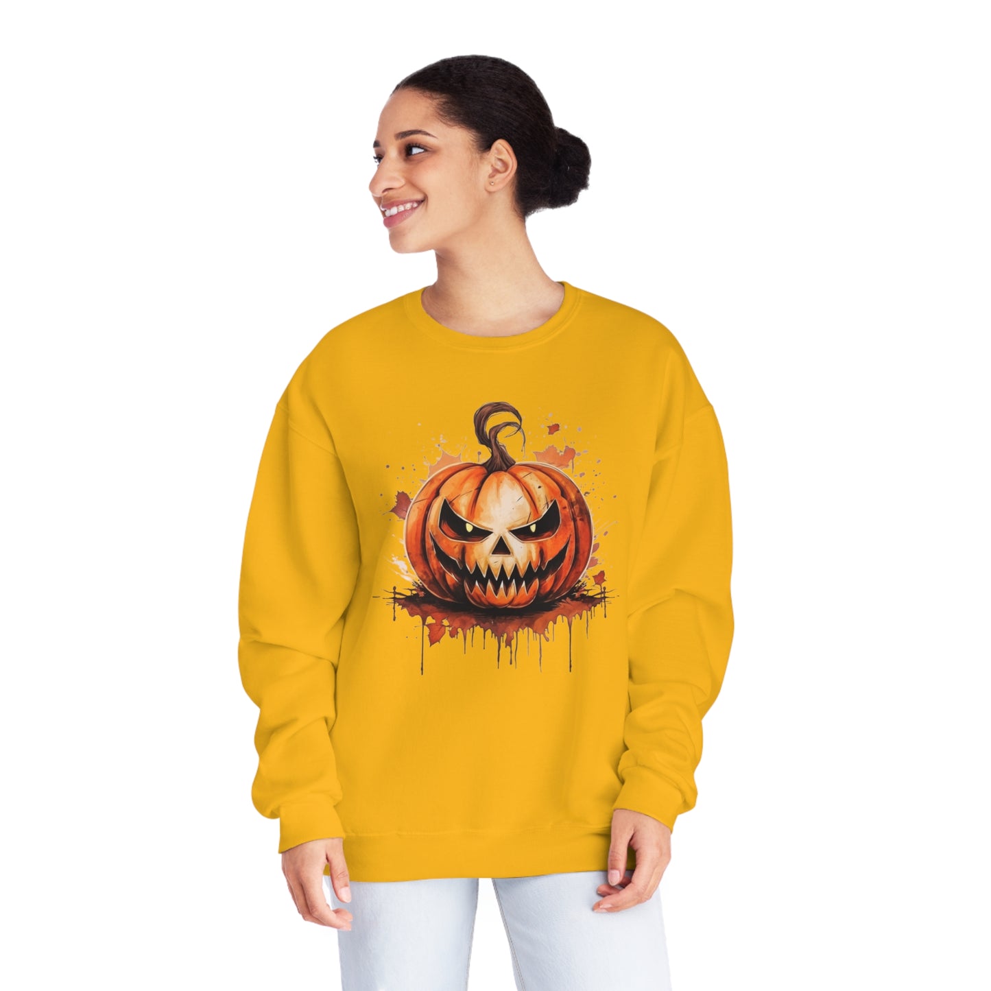 Jack-o-lantern NuBlend® Crewneck Sweatshirt