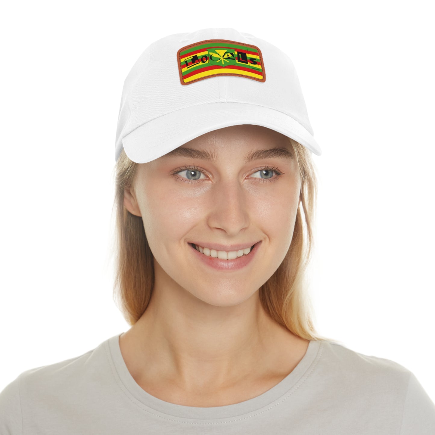 Hat with Leather Patch (Rectangle)
