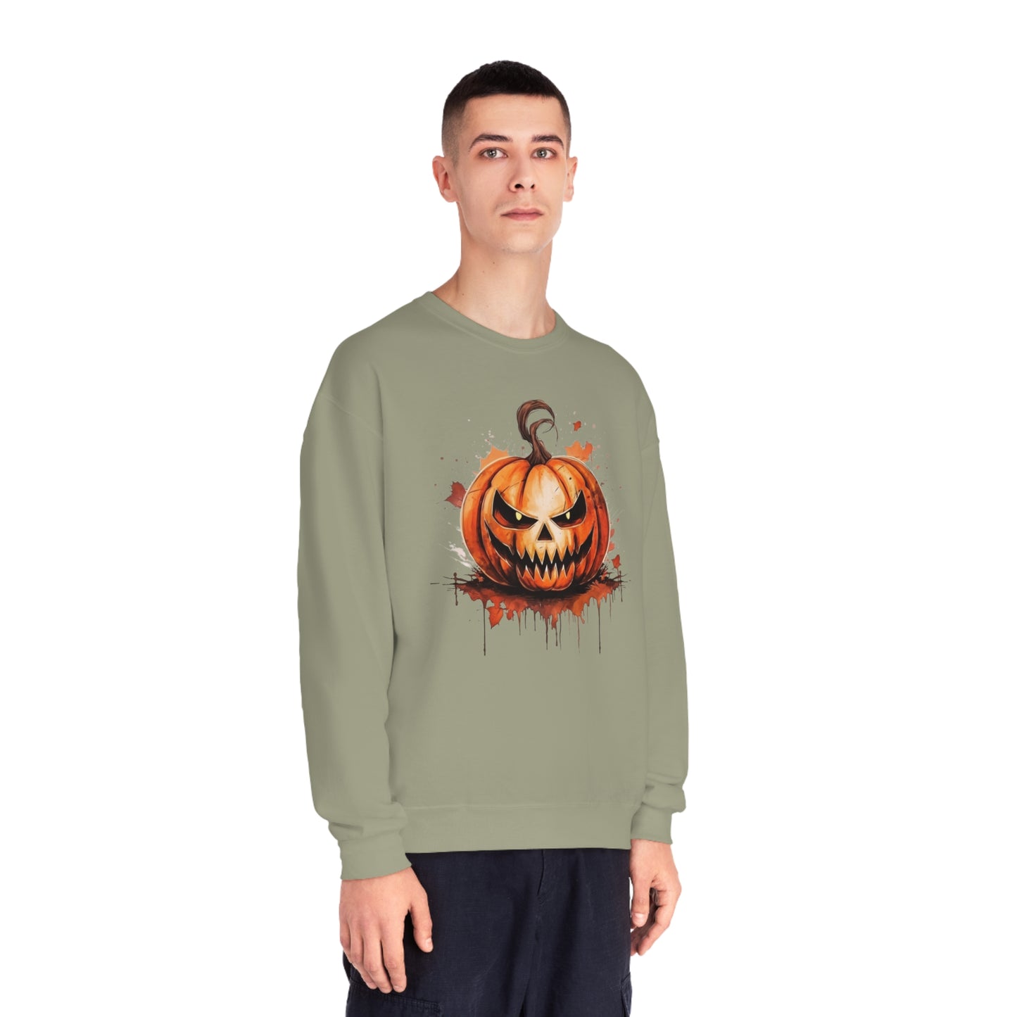 Jack-o-lantern NuBlend® Crewneck Sweatshirt