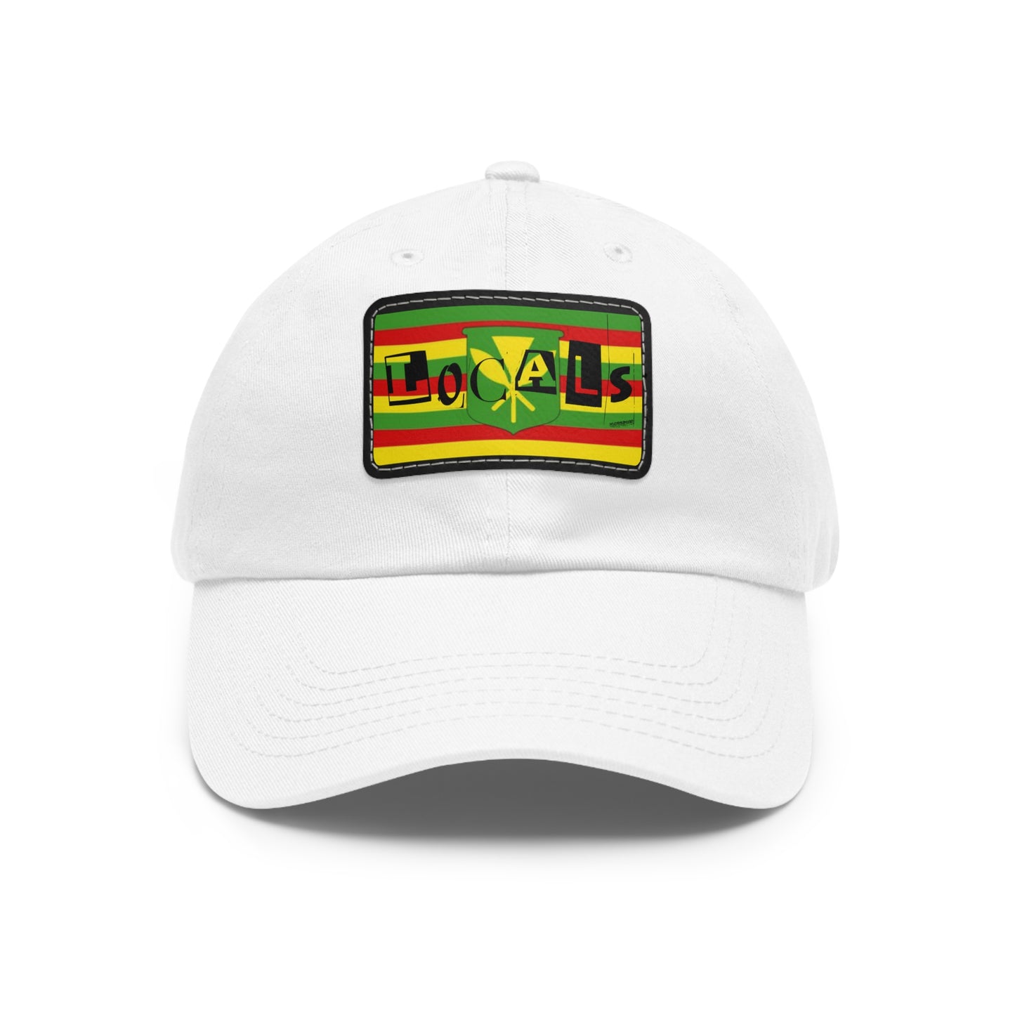 Hat with Leather Patch (Rectangle)