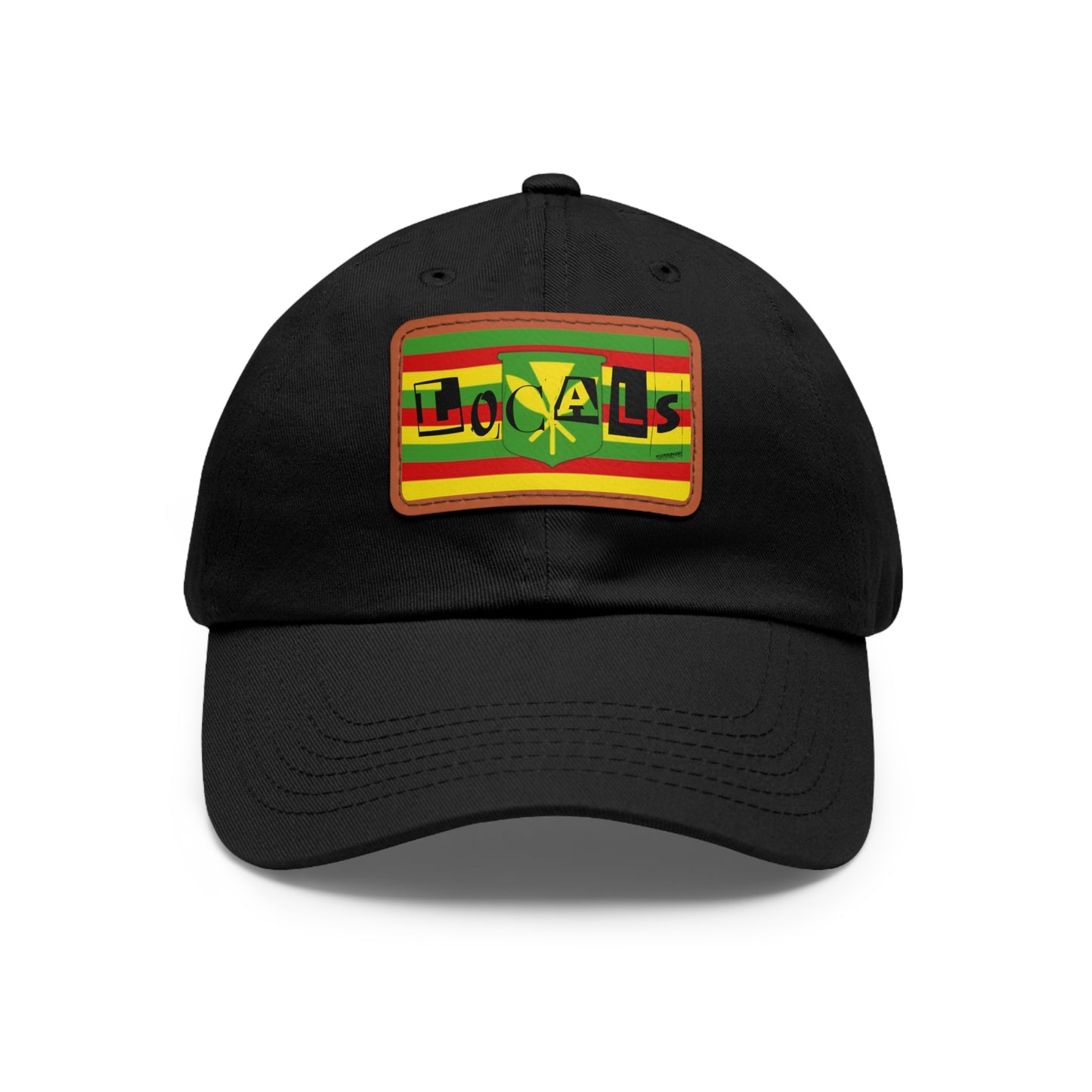 Hat with Leather Patch (Rectangle)