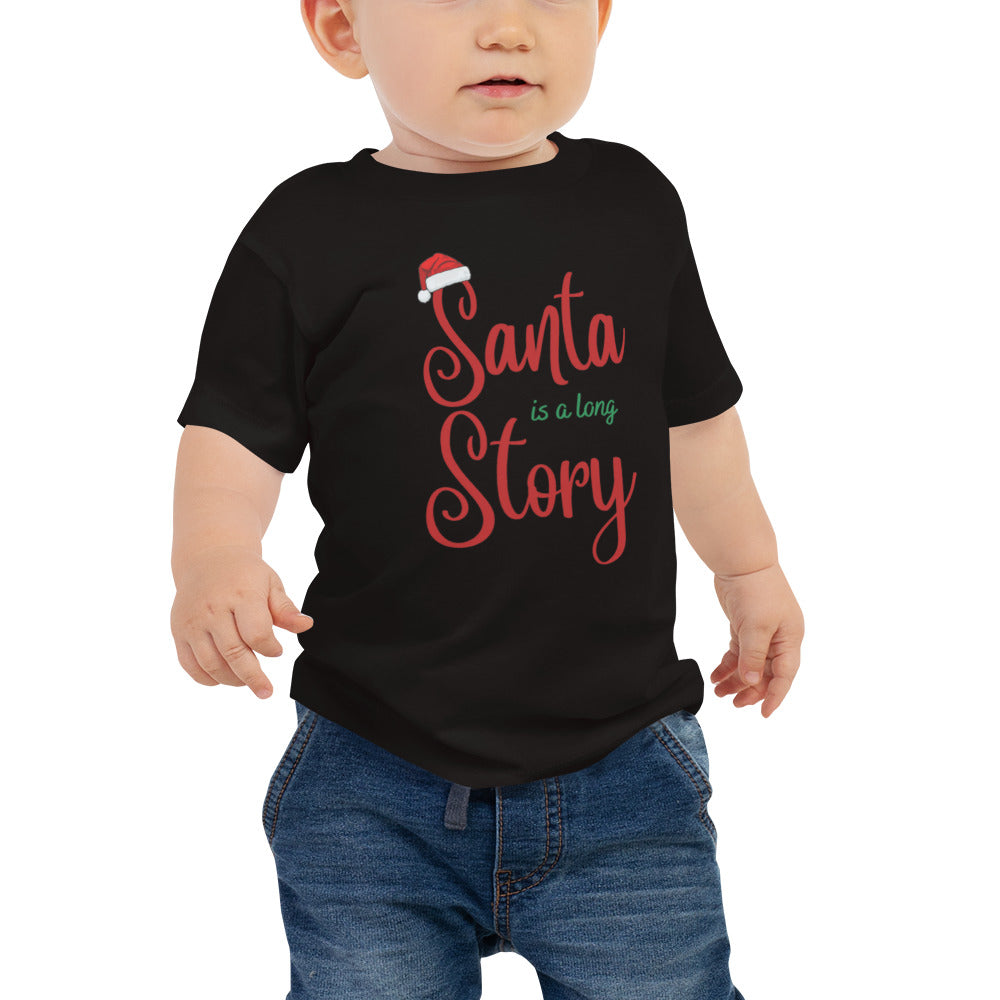 Santa It's a Long Story Tee