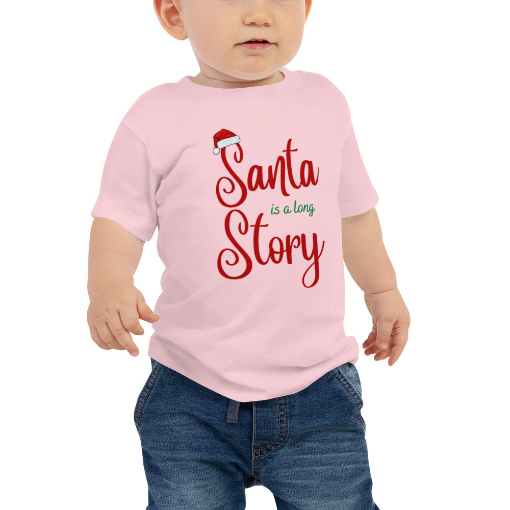 Santa It's a Long Story Tee