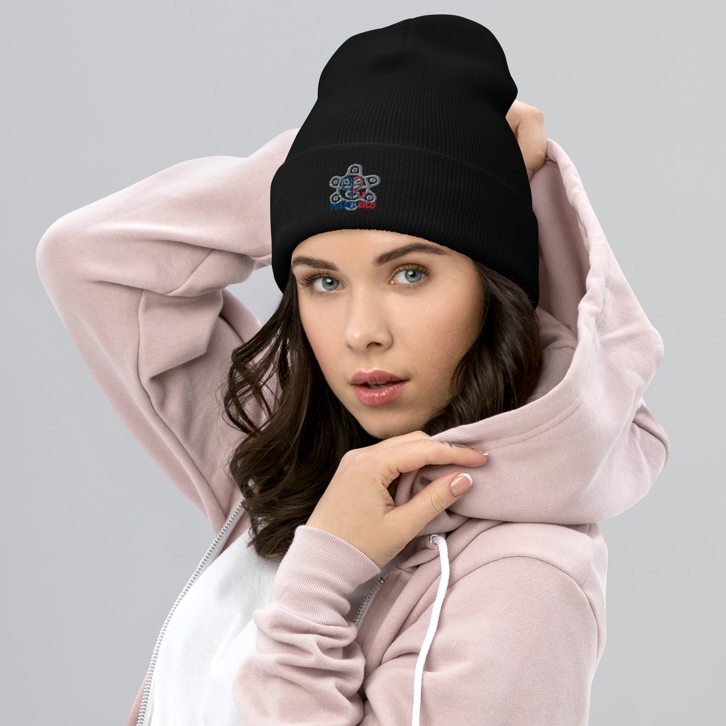 Puerto Rico Cuffed Beanie