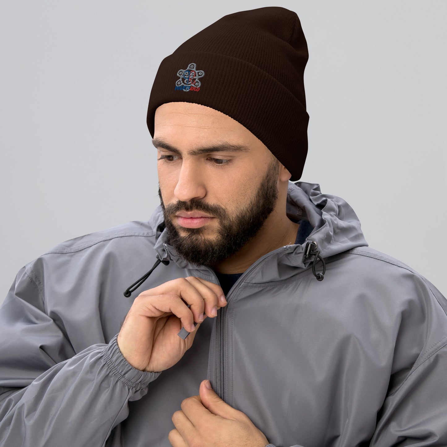 Puerto Rico Cuffed Beanie