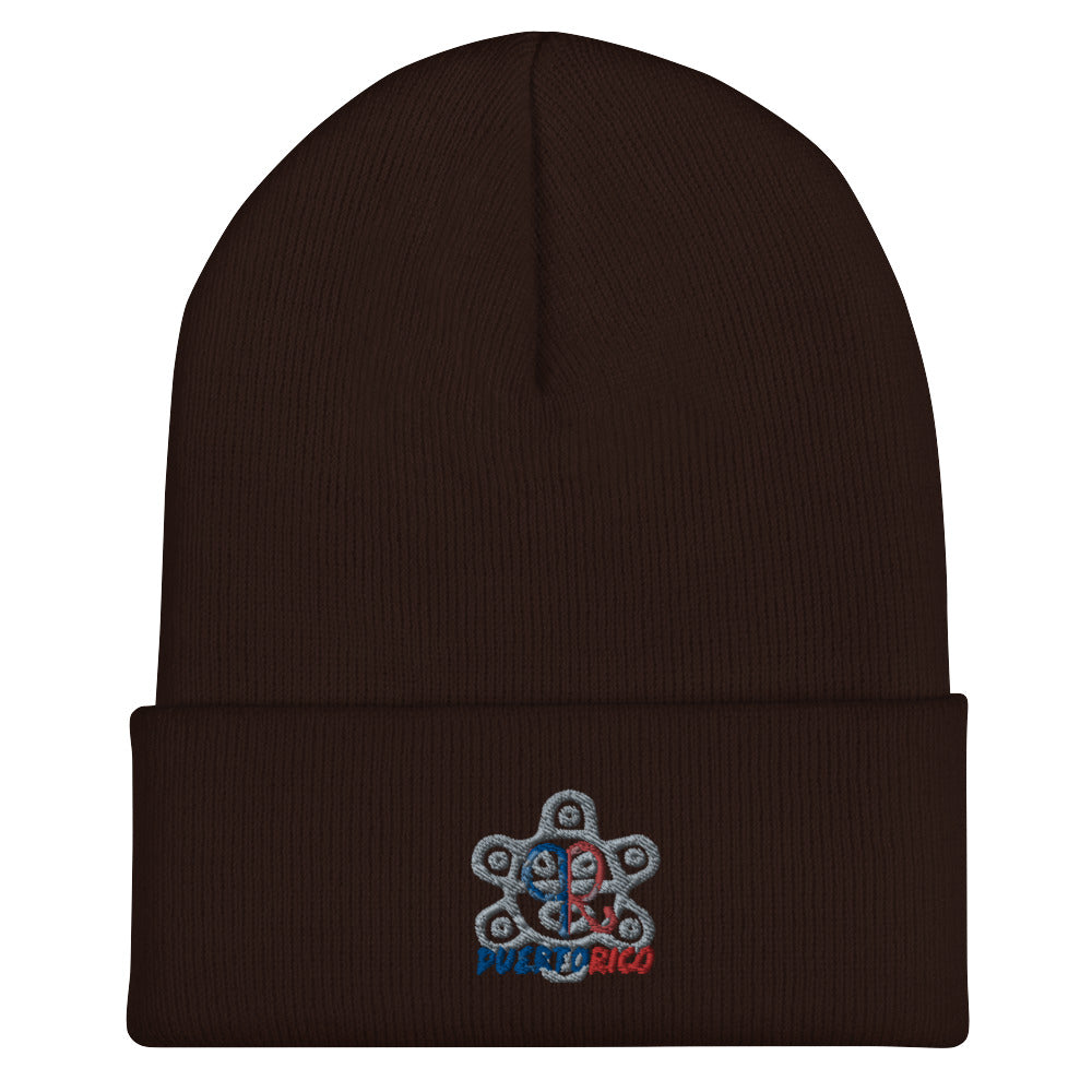 Puerto Rico Cuffed Beanie