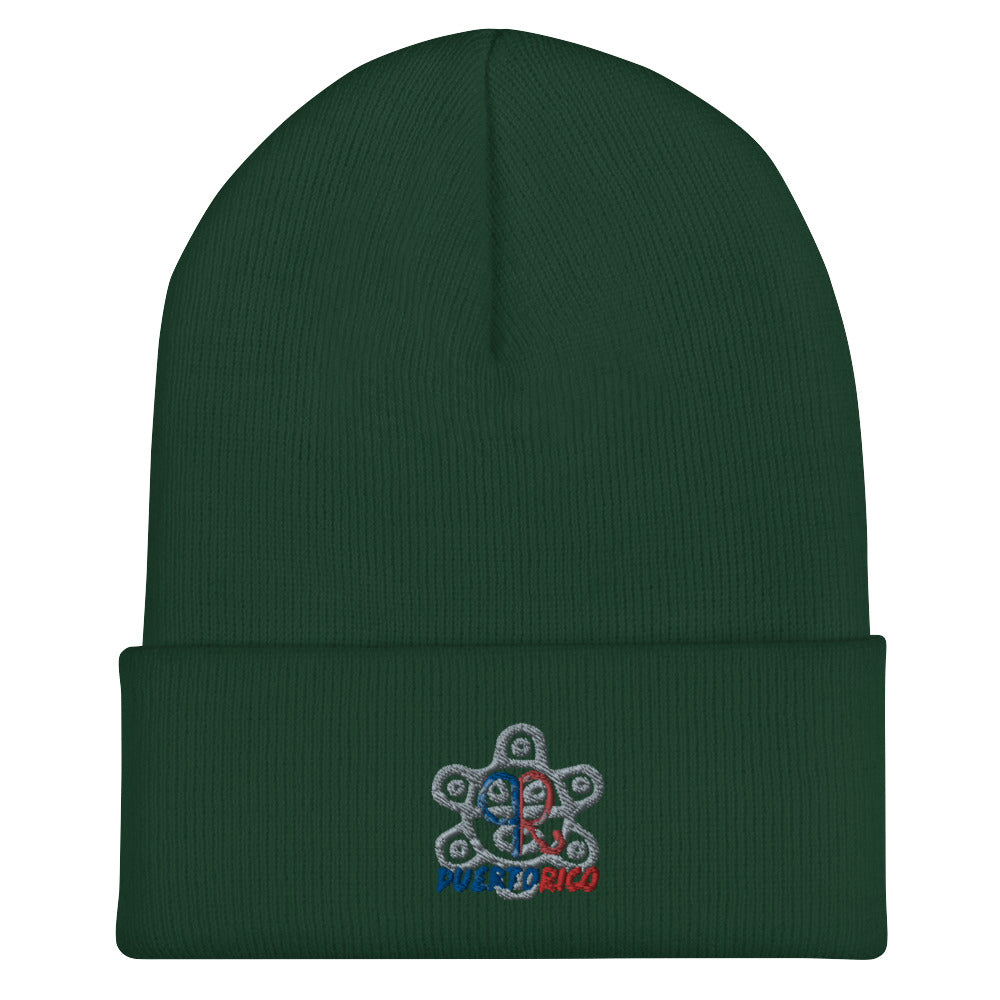 Puerto Rico Cuffed Beanie