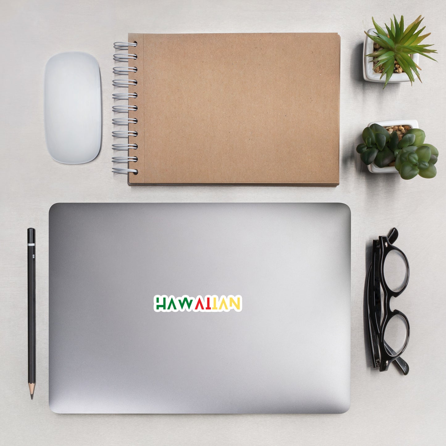 Hawaiian Bubble-free stickers