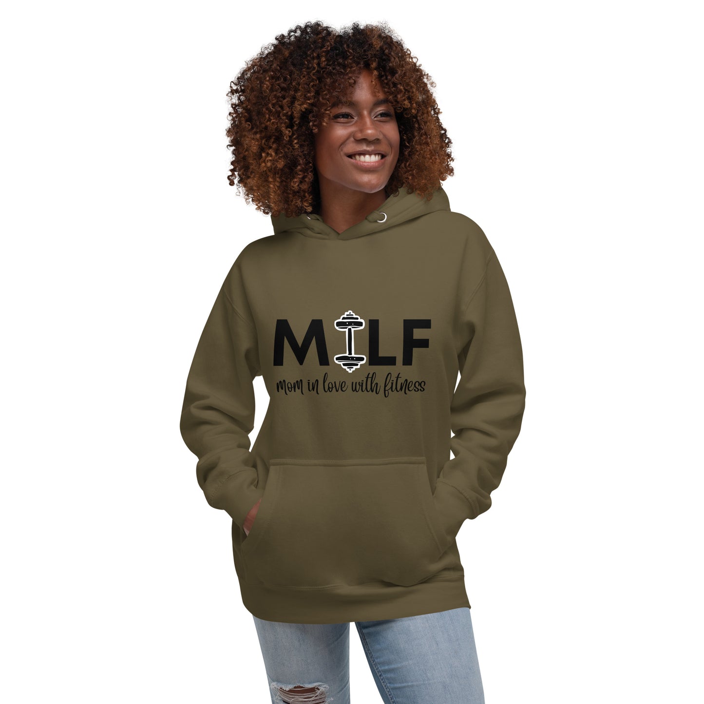 MILF: Mom in Love With Fitness Unisex Hoodie