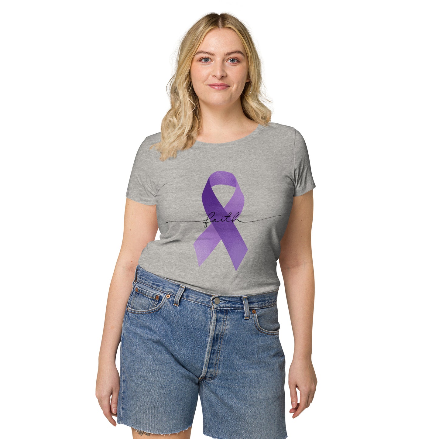 Purple Ribbon Faith Women’s t-shirt