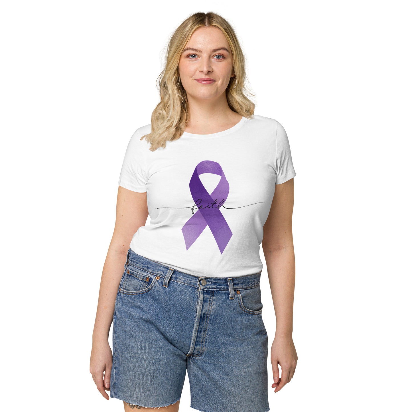 Purple Ribbon Faith Women’s t-shirt