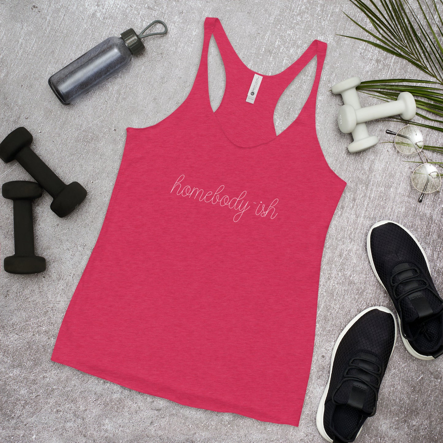 Homebody-ish Women's Racerback Tank
