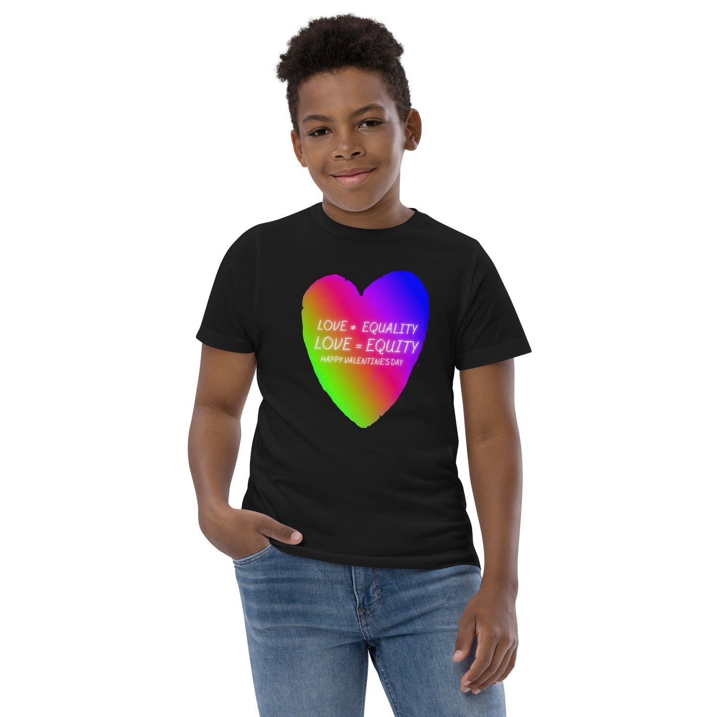 LOVE = EQUITY Youth jersey t-shirt
