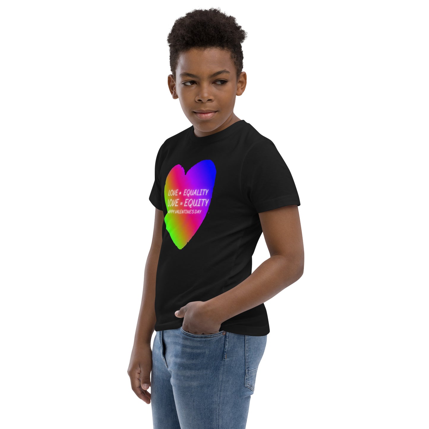 LOVE = EQUITY Youth jersey t-shirt