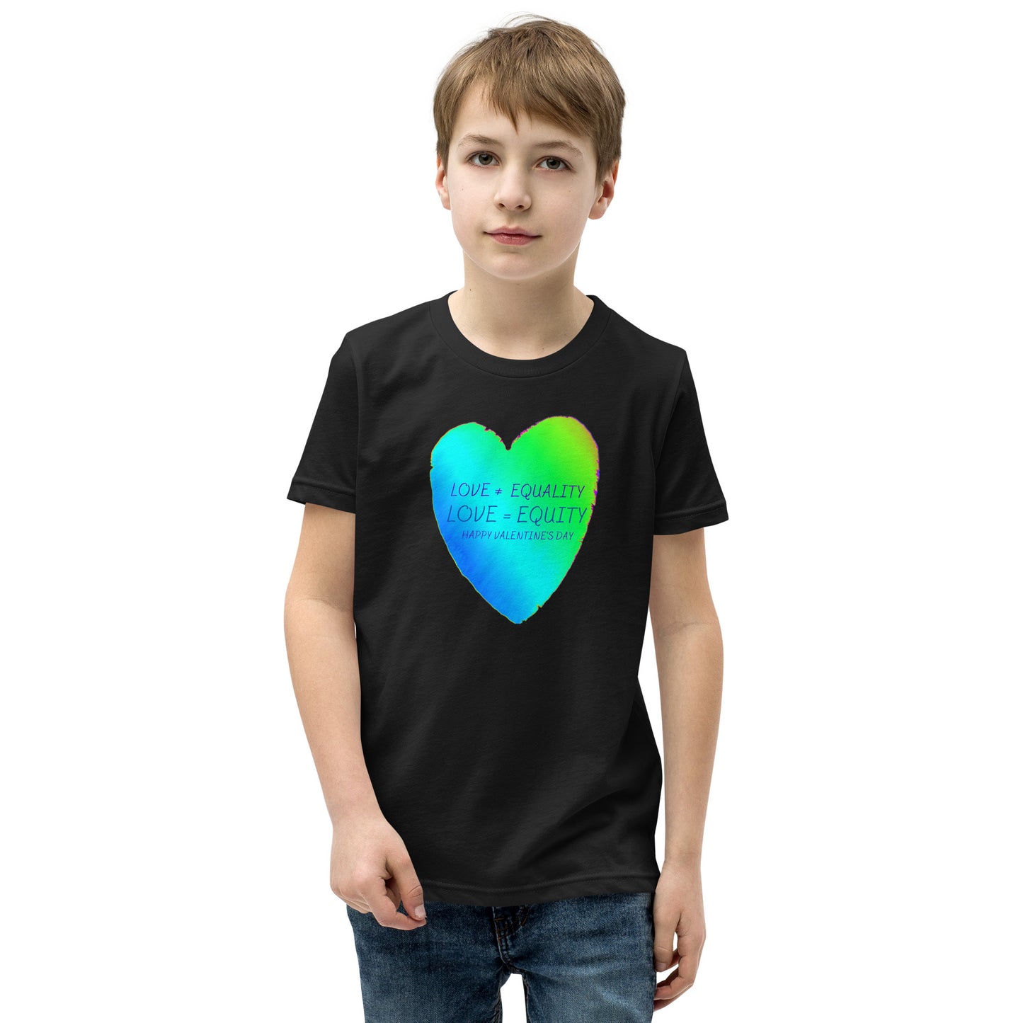 LOVE = EQUITY Youth Short Sleeve T-Shirt