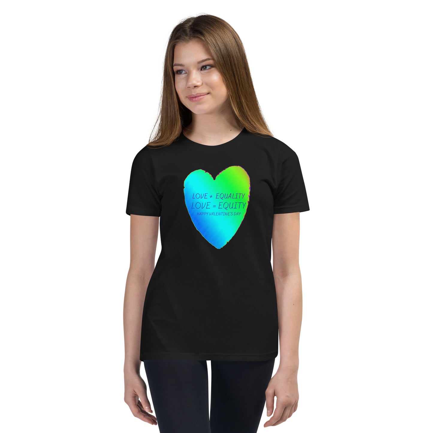 LOVE = EQUITY Youth Short Sleeve T-Shirt