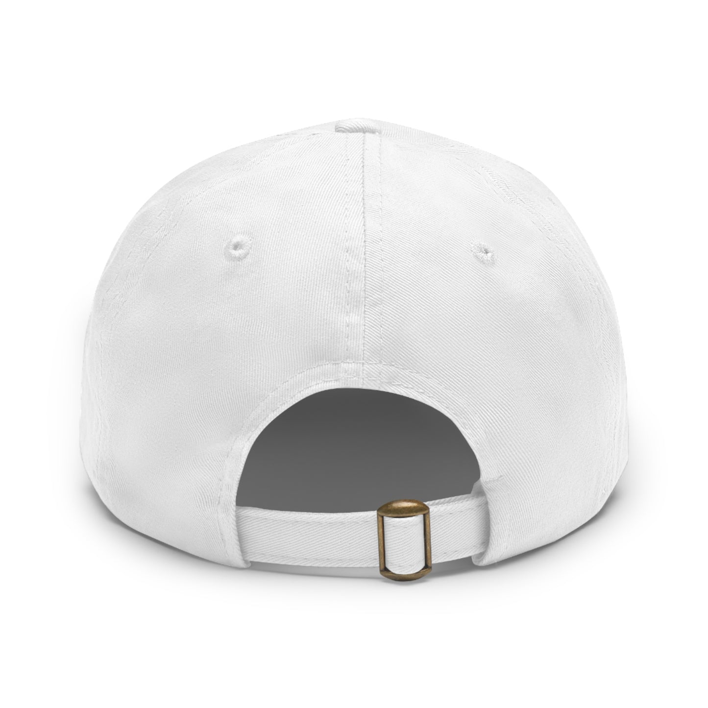 Hat with Leather Patch (Round)- Mejico Flag