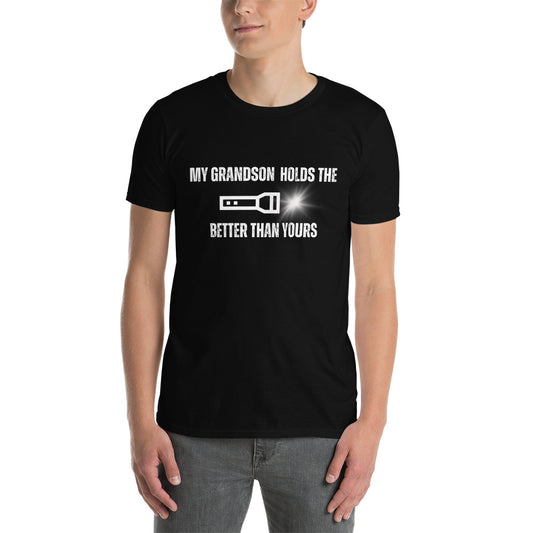 M Grandson Holds The Flashlight Short-Sleeve Unisex T-Shirt