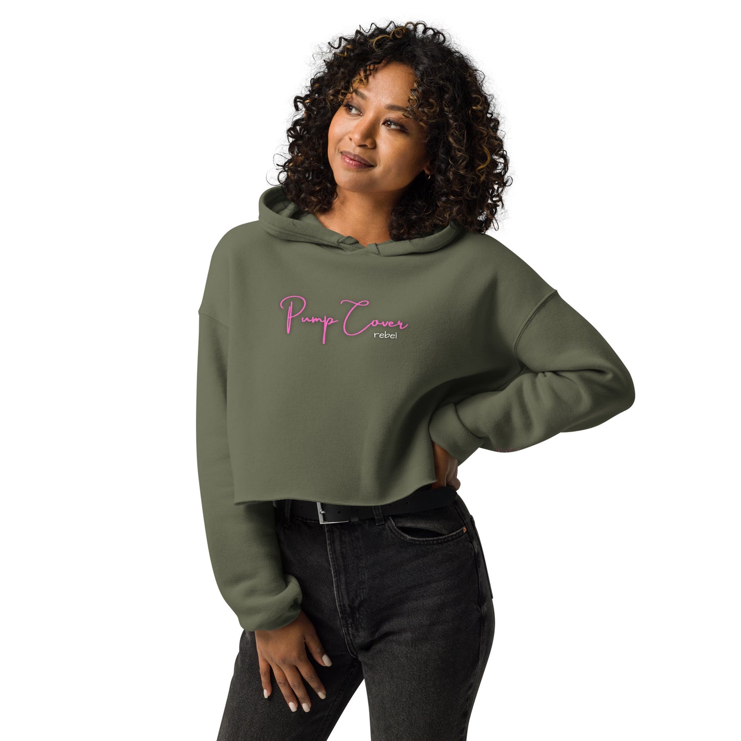 Pump Cover Rebel Crop Hoodie