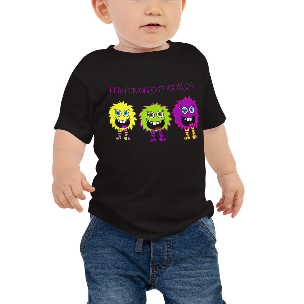 My Favorite Monster Sleeve Tee toddler