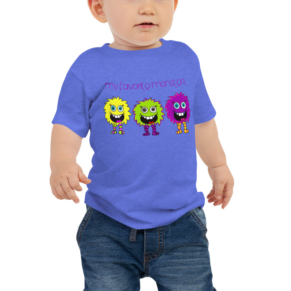 My Favorite Monster Sleeve Tee toddler