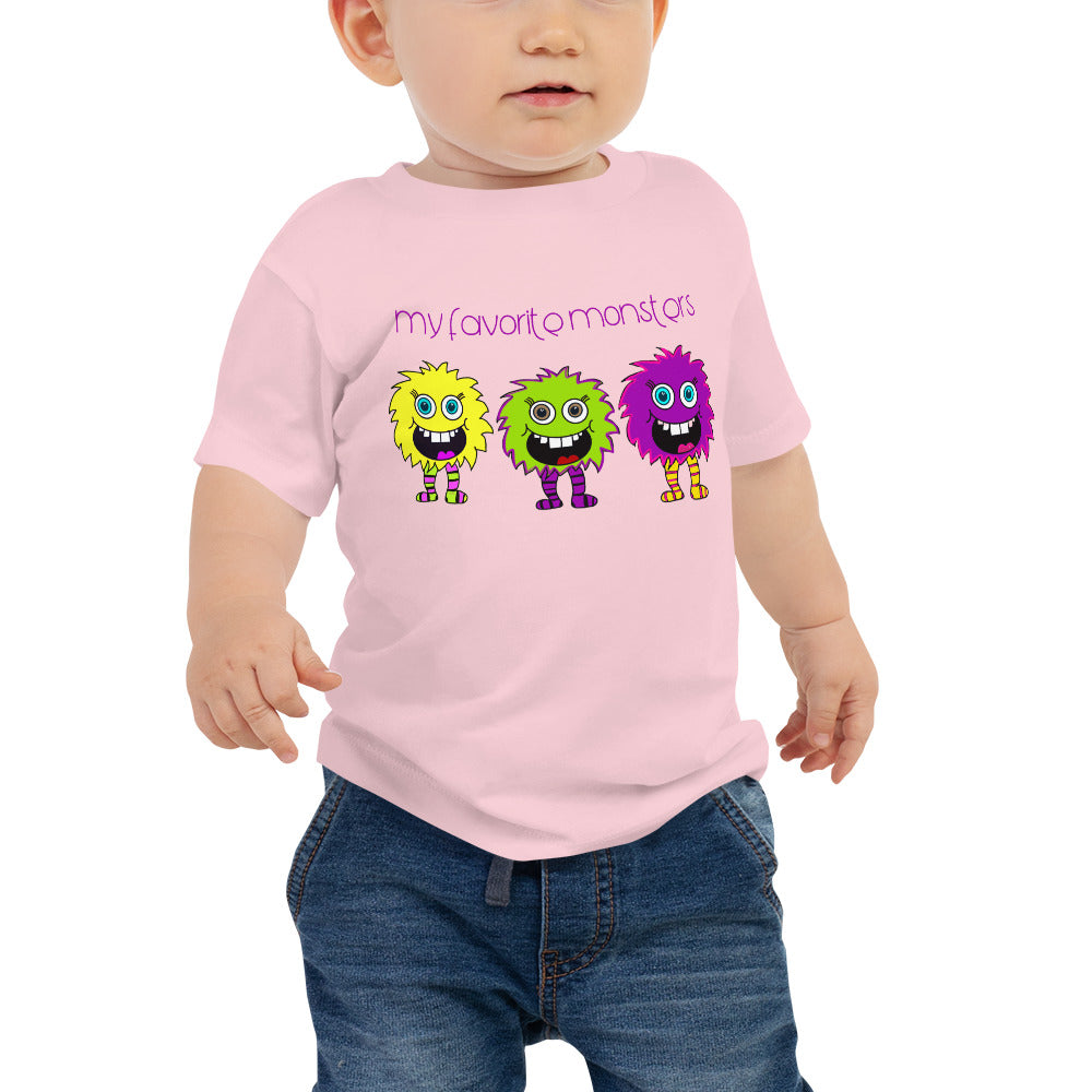 My Favorite Monster Sleeve Tee toddler