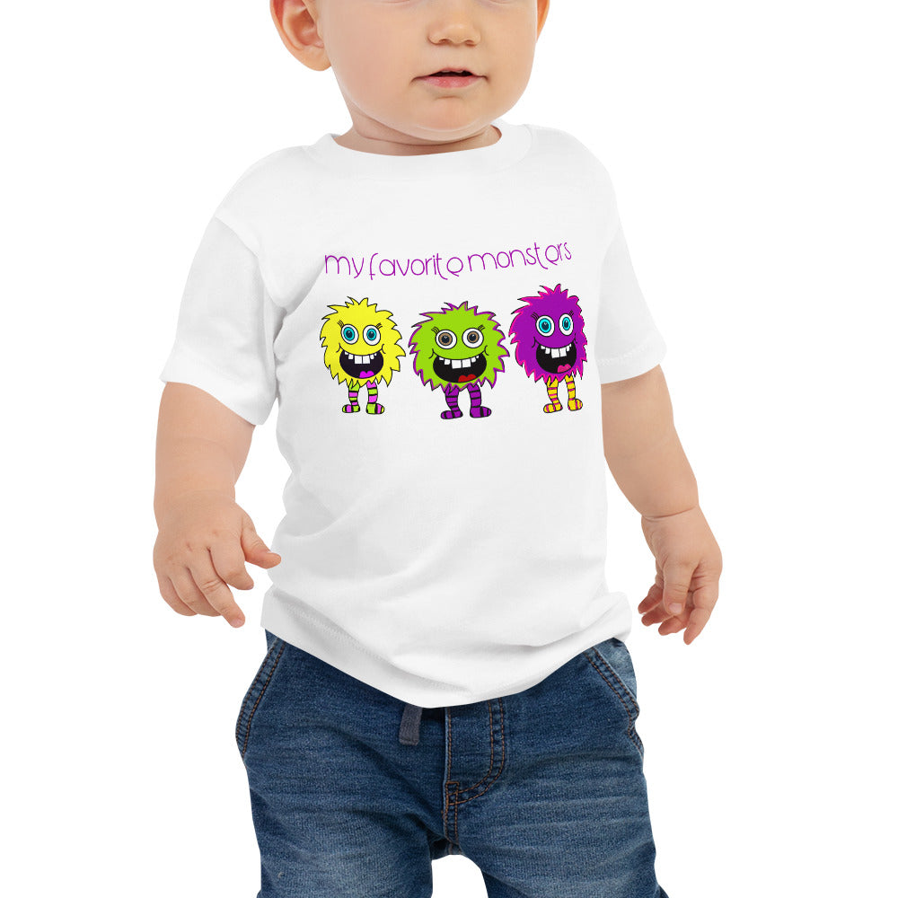 My Favorite Monster Sleeve Tee toddler
