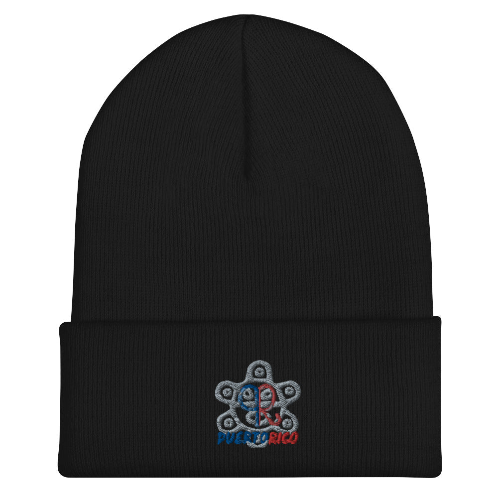 Puerto Rico Cuffed Beanie