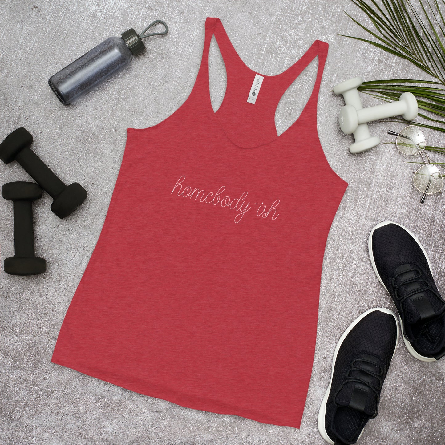 Homebody-ish Women's Racerback Tank