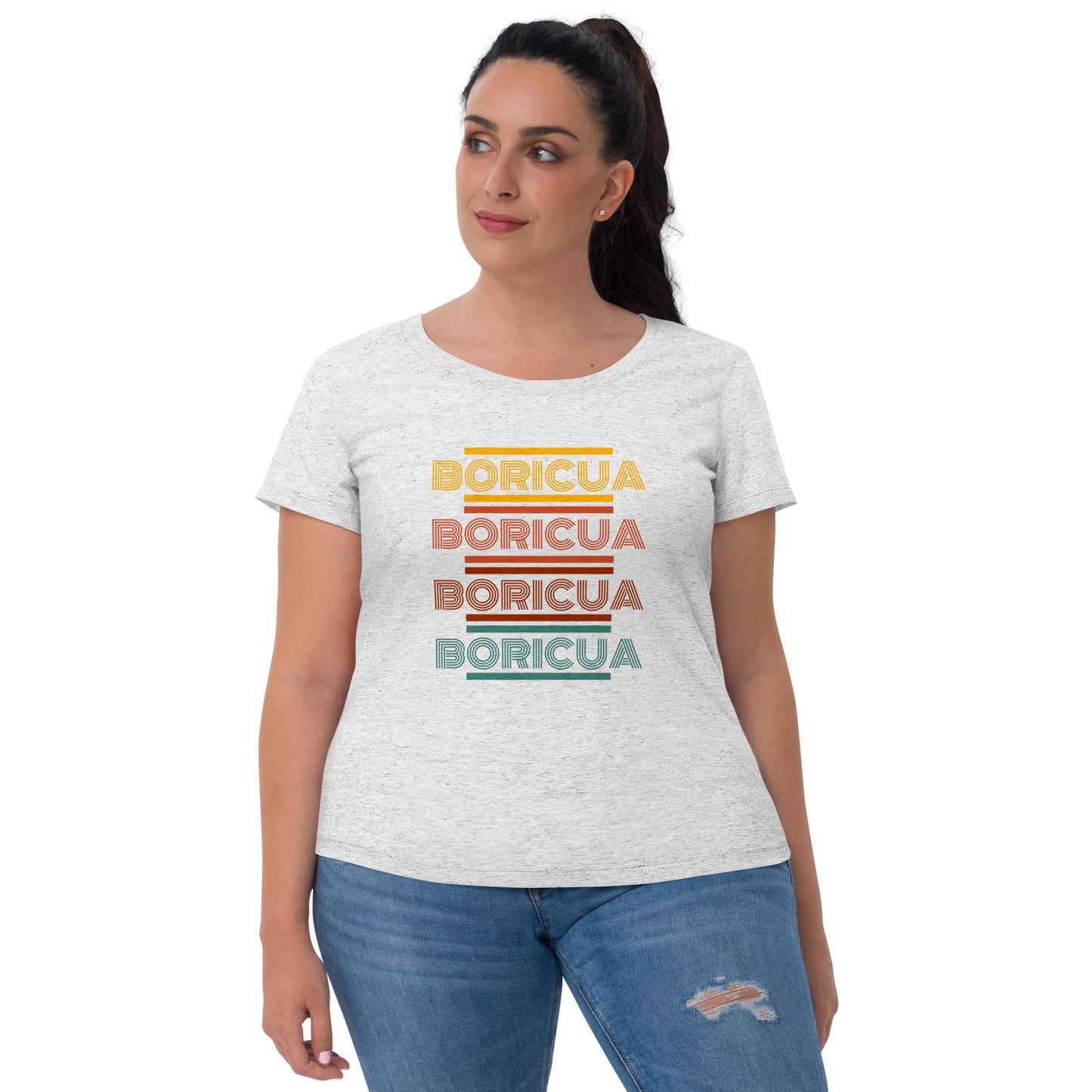Retro Boricua Ladies'  t-shirt