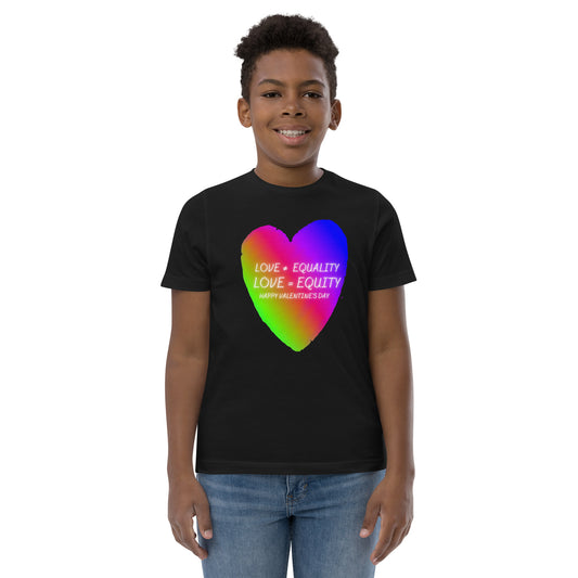 LOVE = EQUITY Youth jersey t-shirt