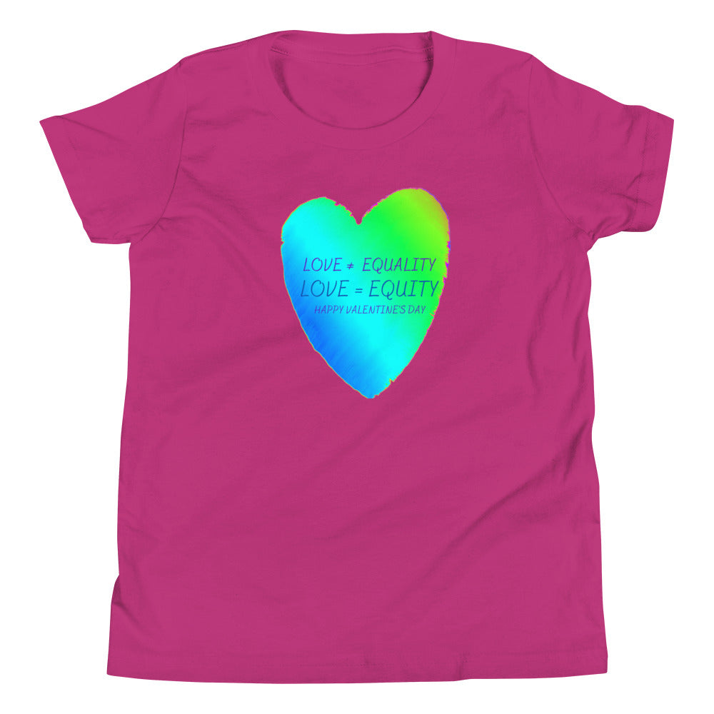 LOVE = EQUITY Youth Short Sleeve T-Shirt