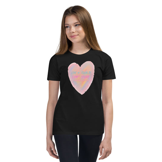 LOVE = EQUITY Youth Short Sleeve T-Shirt